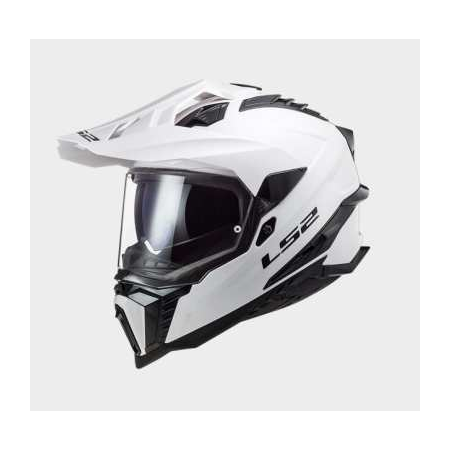 Kask motocyklowy Dual Sport LS2 Explorer Gloss White